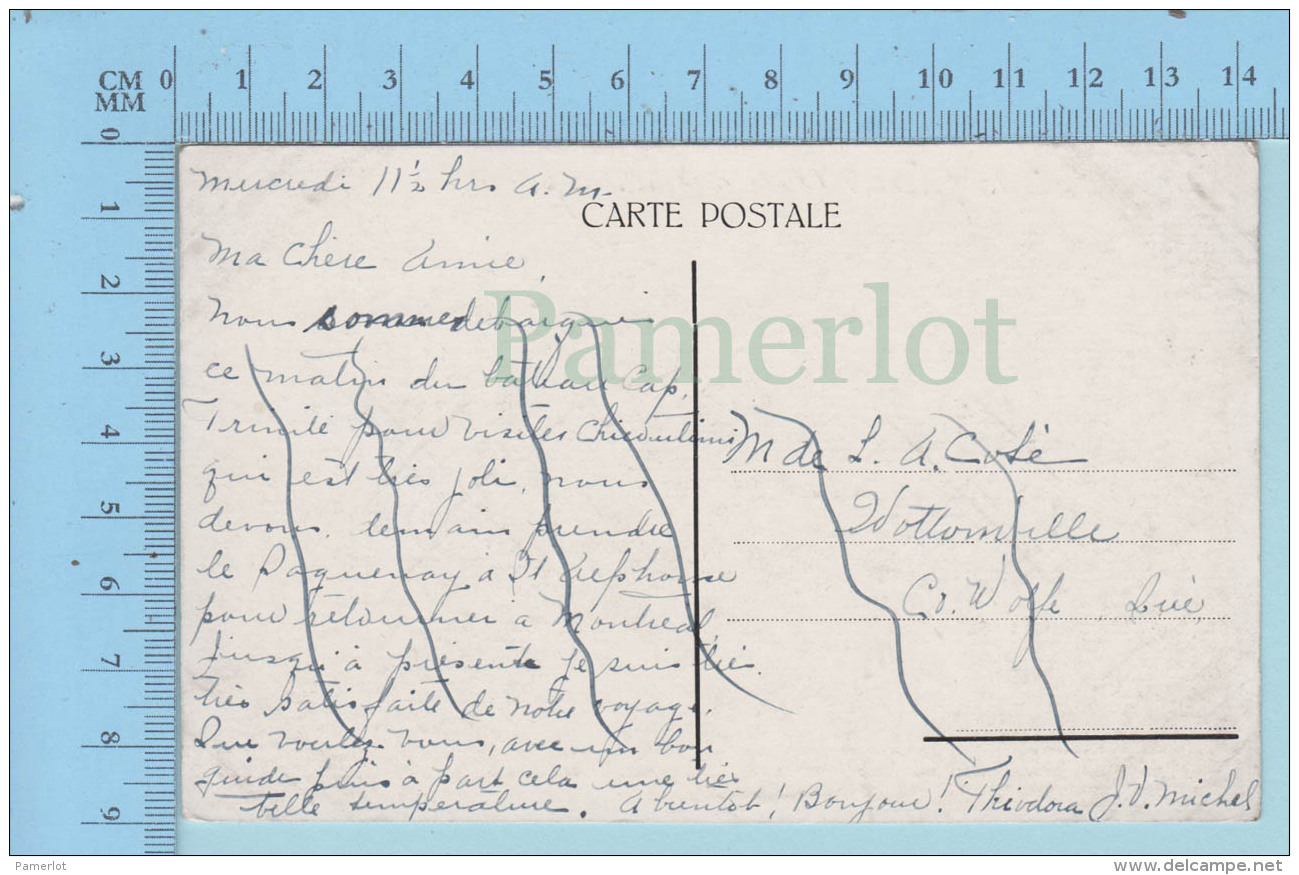 ChicoutimiQuebec Canada -Séminaire  Vers 1921- Post Card Carte Postale - Chicoutimi