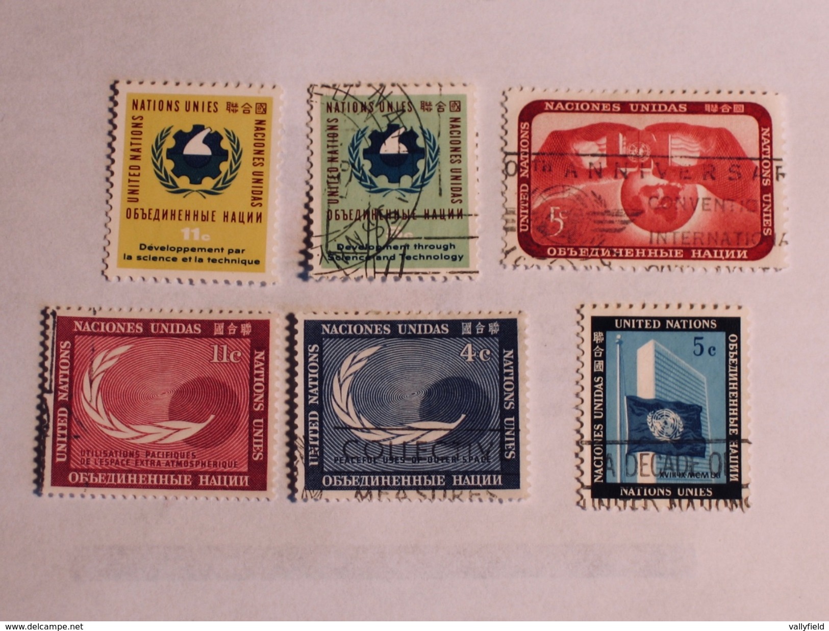 Nations Unies  1962-63  Lot # 8 - Used Stamps