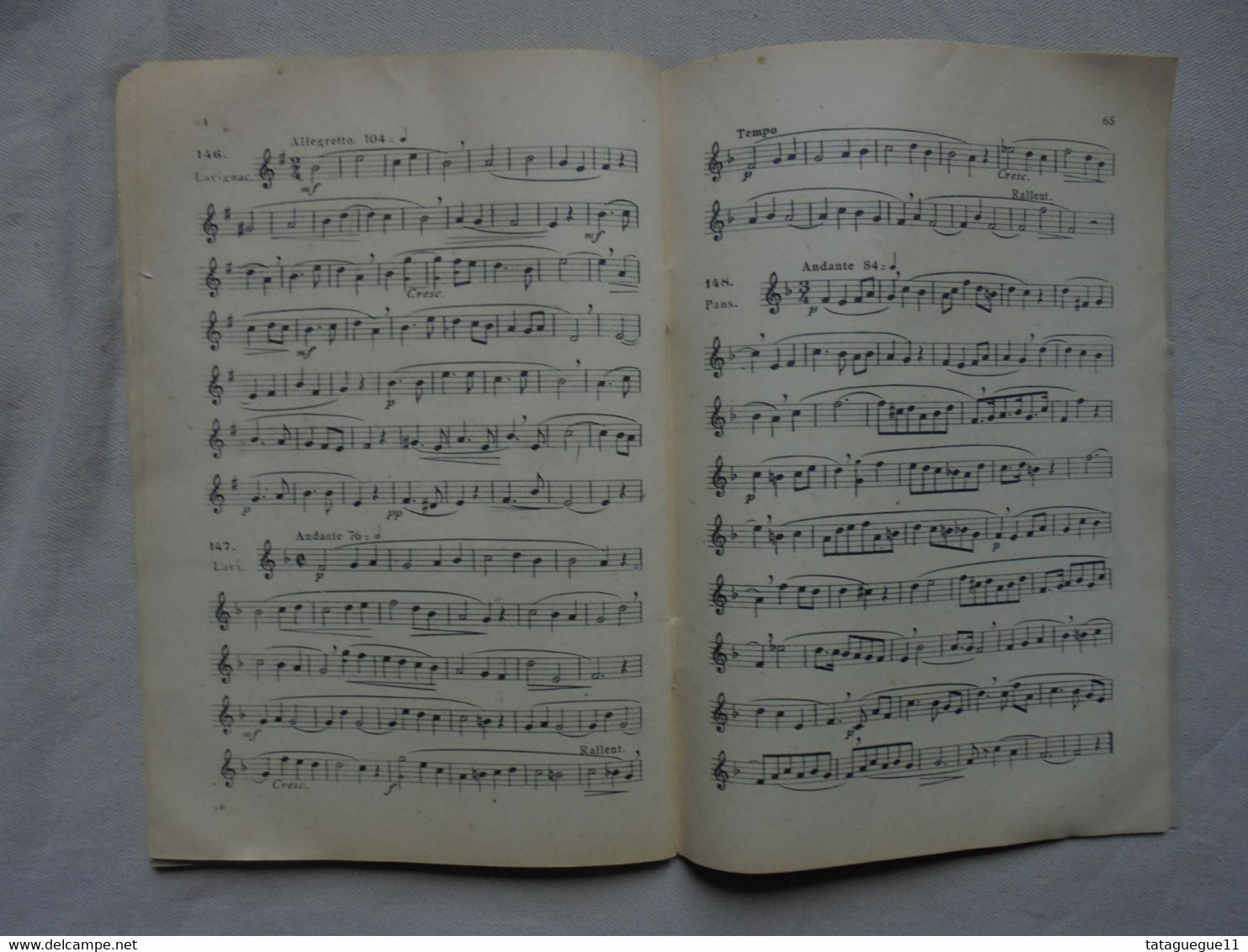 Ancien - Livret Solfège des Solfèges pour voix de Soprano 1943