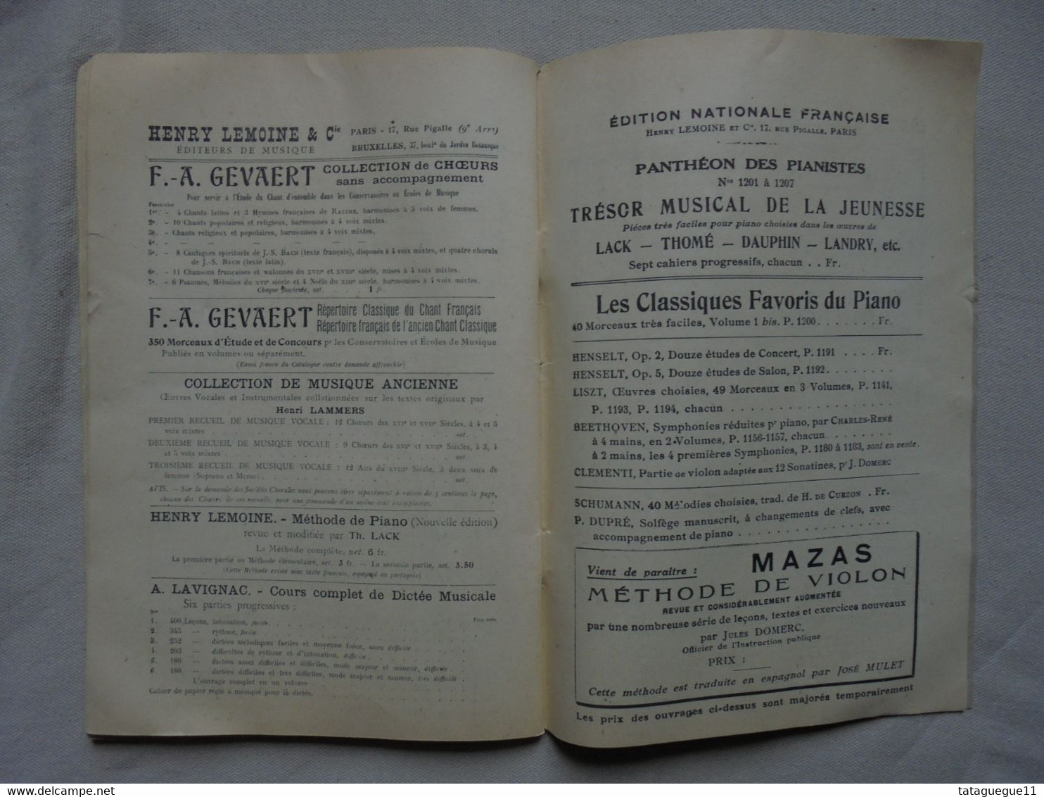 Ancien - Livret Solfège des Solfèges pour voix de Soprano 1943