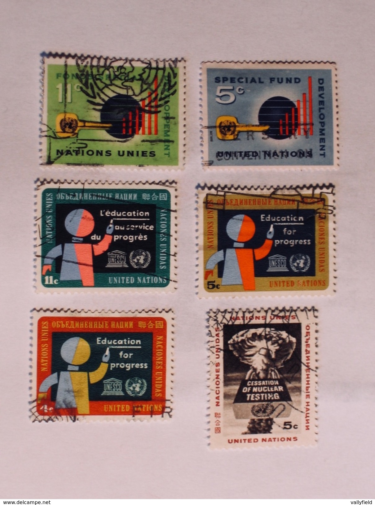 Nations Unies  1964-65  Lot # 10 - Usados