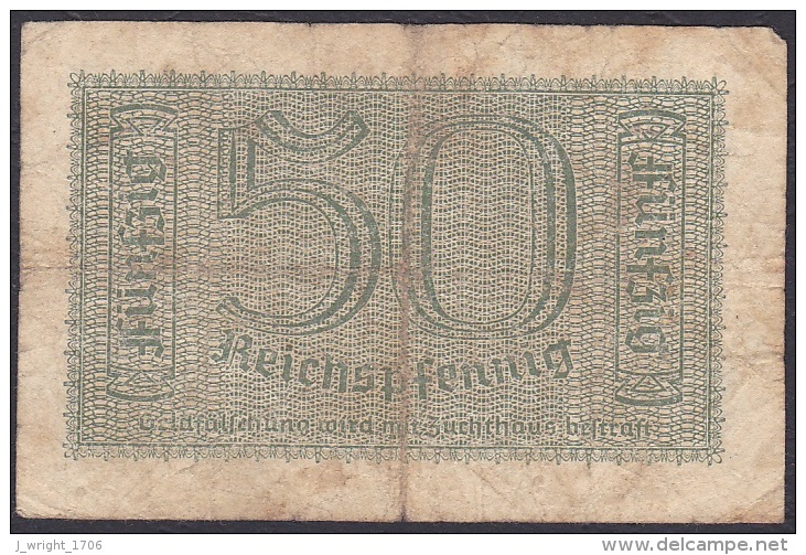 Germany/Occupied Territories:- 50 Reichspfennig/R.135 (1940/45): - VG - 2. WK