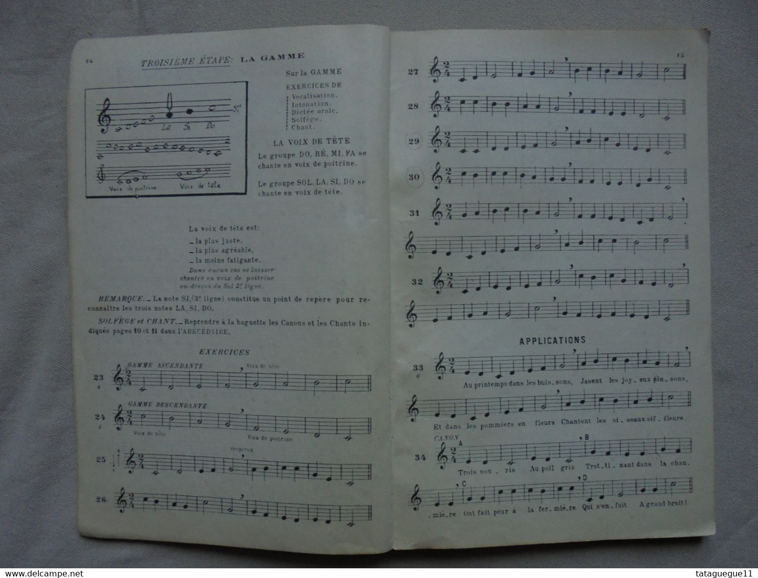 Ancien - Livre Solfège Scolaire Par Maurice Chevais Volume 1 - 1946 - Etude & Enseignement