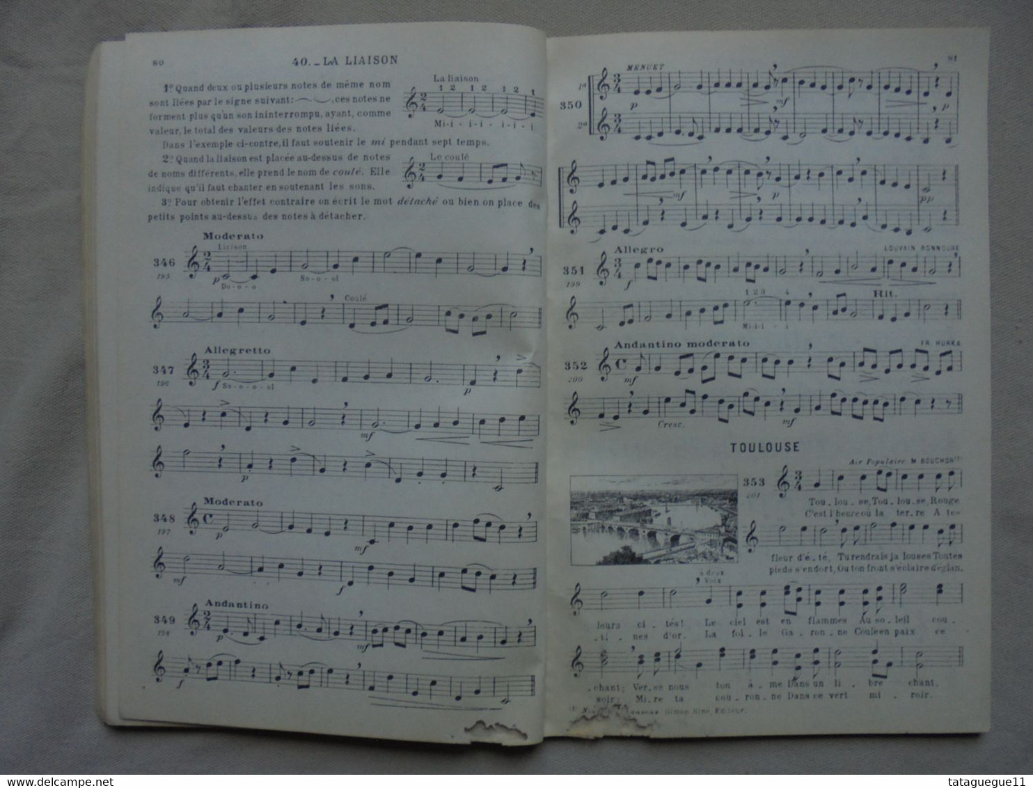Ancien - Livre Solfège Scolaire par Maurice Chevais Volume 1 - 1946