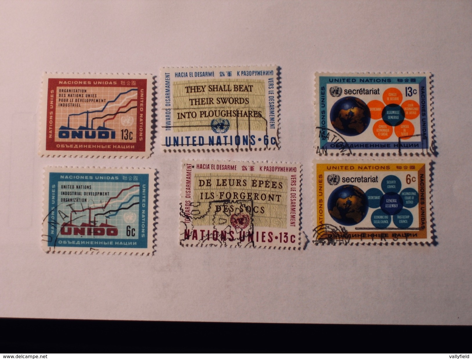 Nations Unies  1967-68  Lot # 14 - Usados