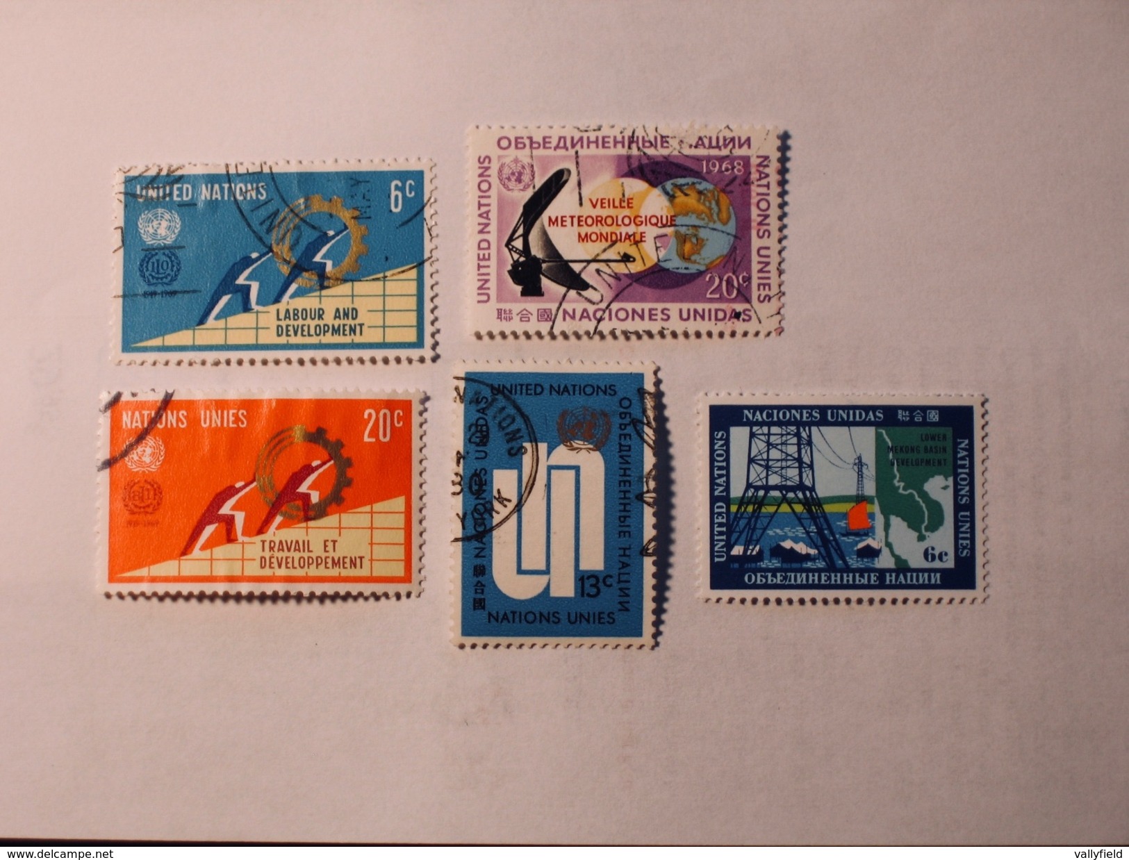 Nations Unies  1968-70  Lot # 16 - Usados