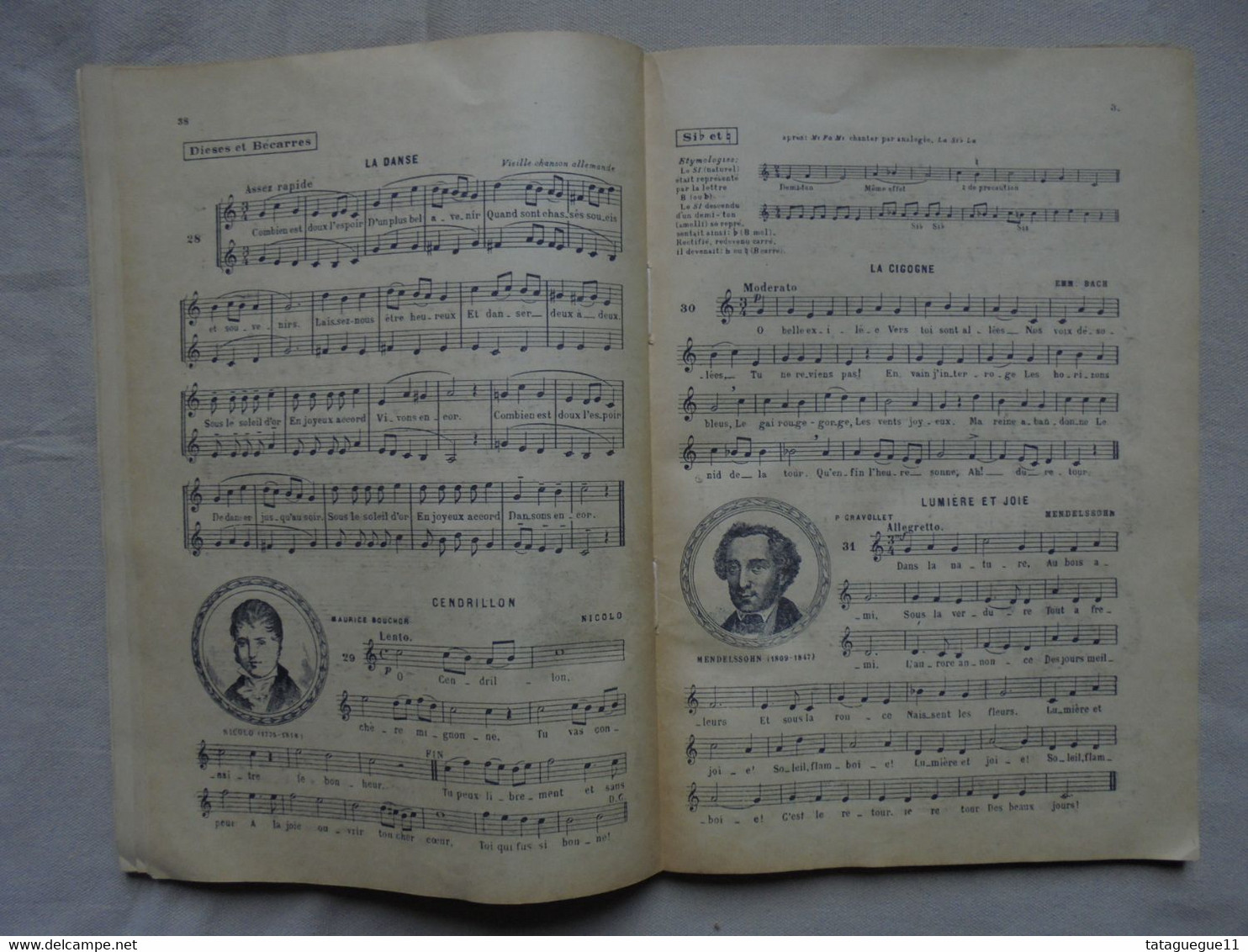 Ancien - Livre Enseignement Musical du Second Degré par Maurice Chevais 1942