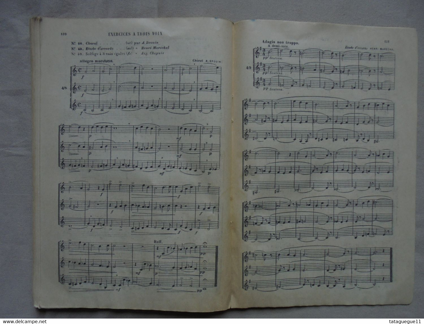 Ancien - Livre Enseignement Musical du Second Degré par Maurice Chevais 1942