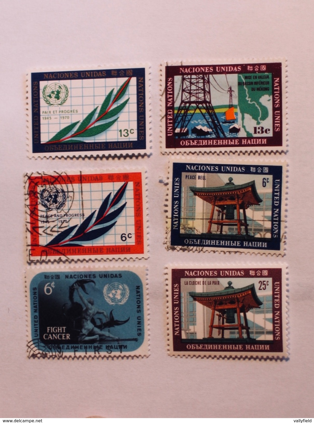 Nations Unies  1970  Lot # 17 - Used Stamps