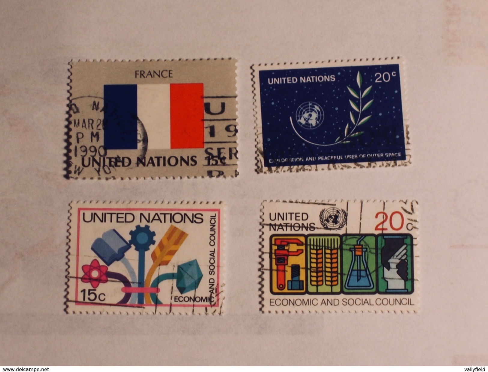 Nations Unies  1980-82  Lot # 23 - Oblitérés