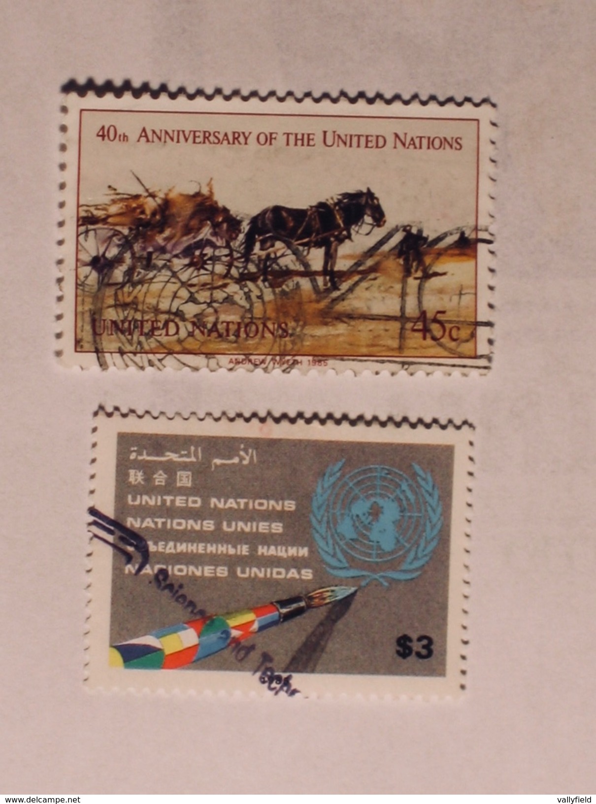 Nations Unies  1985  Lot # 26 - Gebruikt