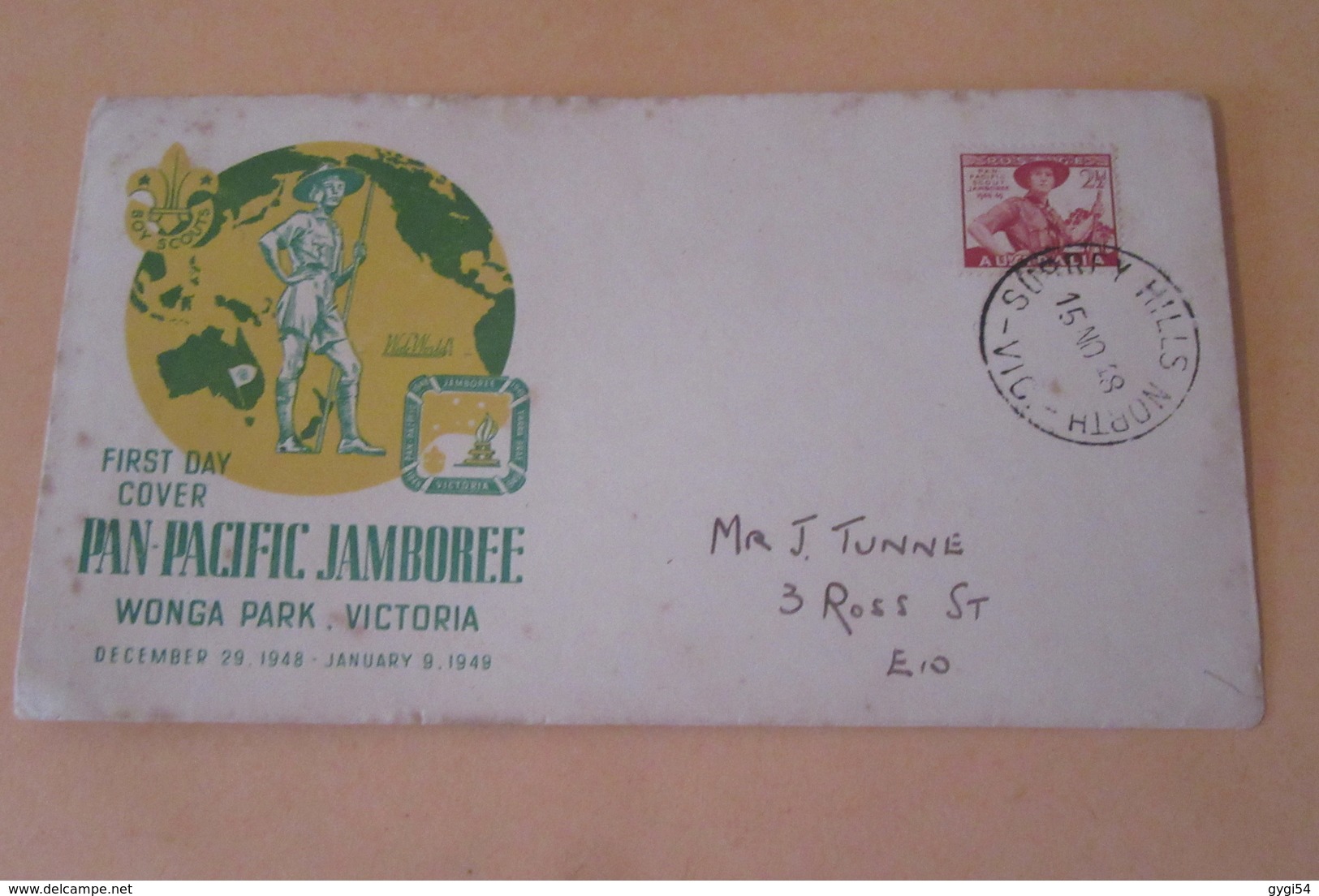 Fdc Australie  Surrey  Hills North  15 Nonembre - Lettres & Documents