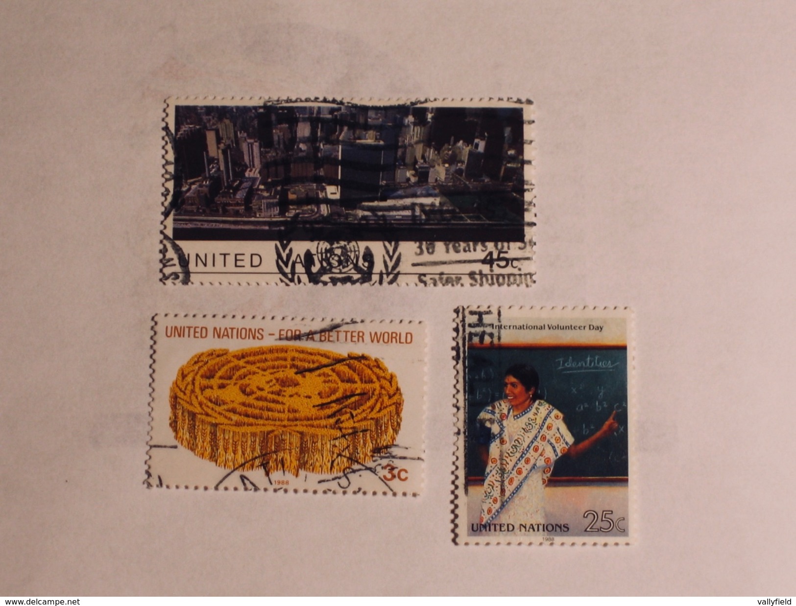 Nations Unies  1988-89  Lot # 30 - Oblitérés