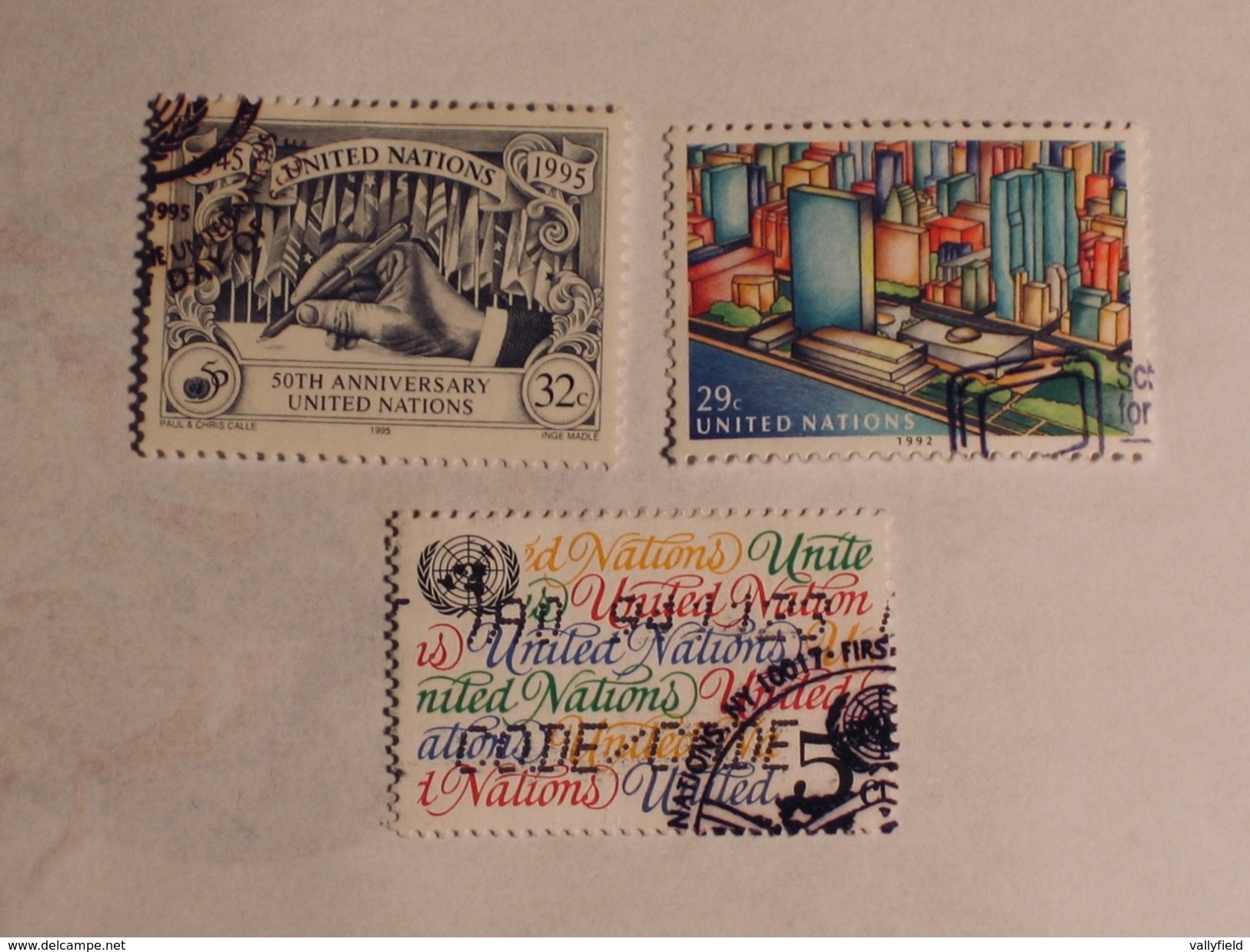 Nations Unies  1992-95  Lot # 34 - Oblitérés