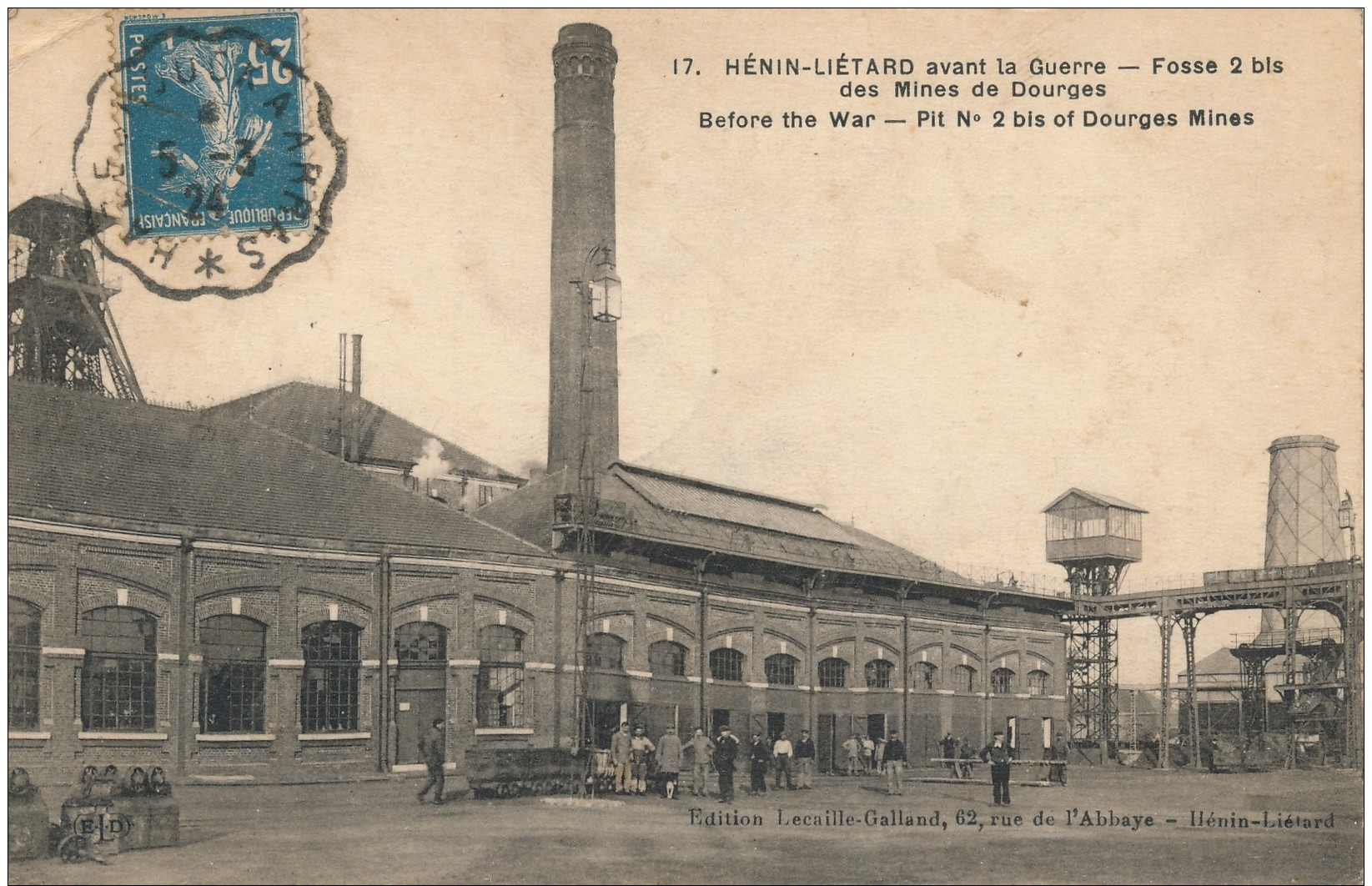 G136 - 62 - HÉNIN-LIÉTARD - Pas-de-Calais - Avant La Guerre - Fosse 2 Bis Des Mines De Dourges - Other & Unclassified