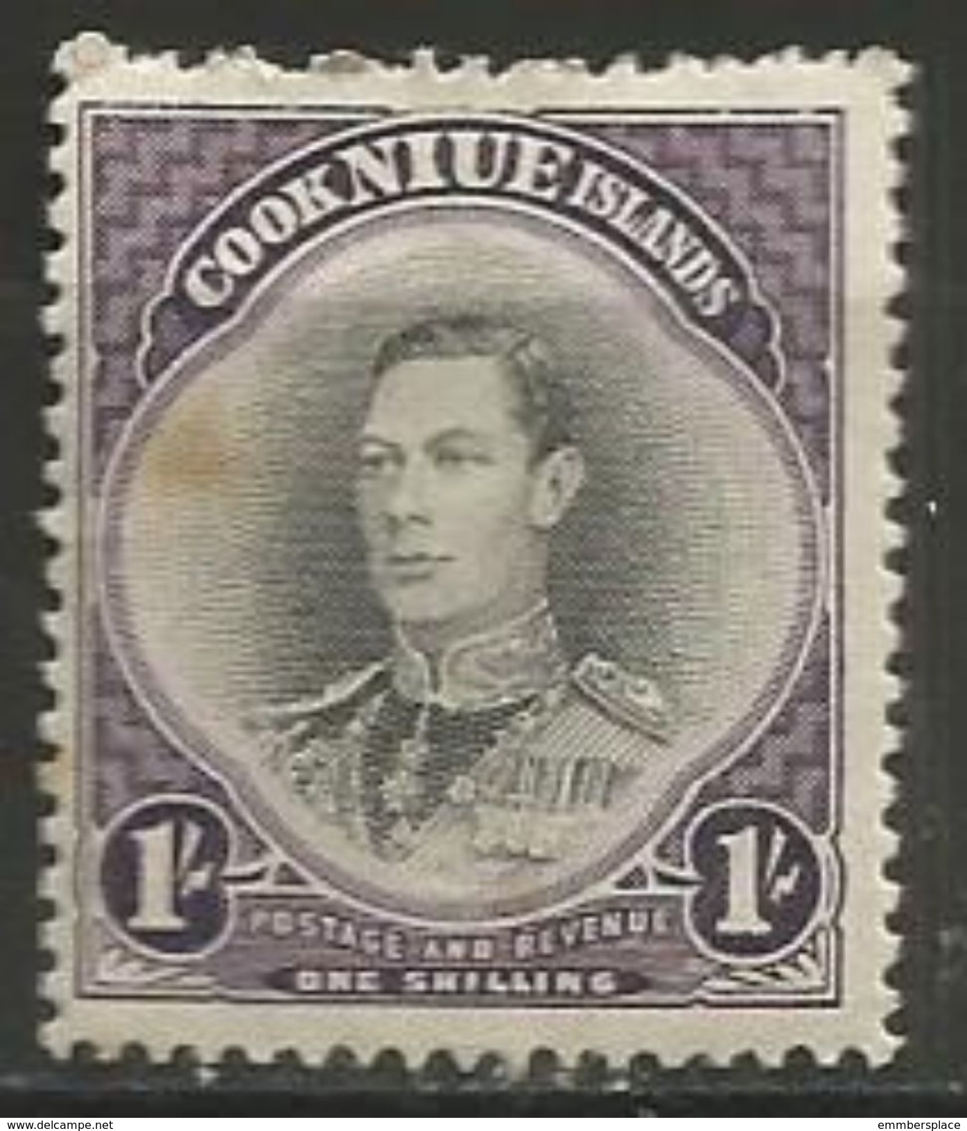 Niue - 1938 King George VI MH *  Sc 73 - Niue