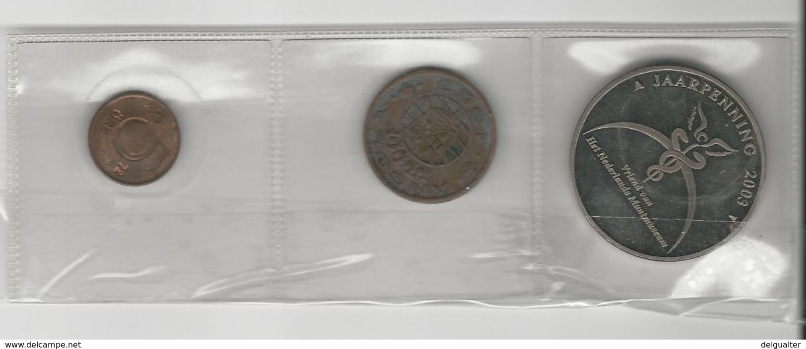 Lot Of 2 Coins And 1 Medal - Kilowaar - Munten