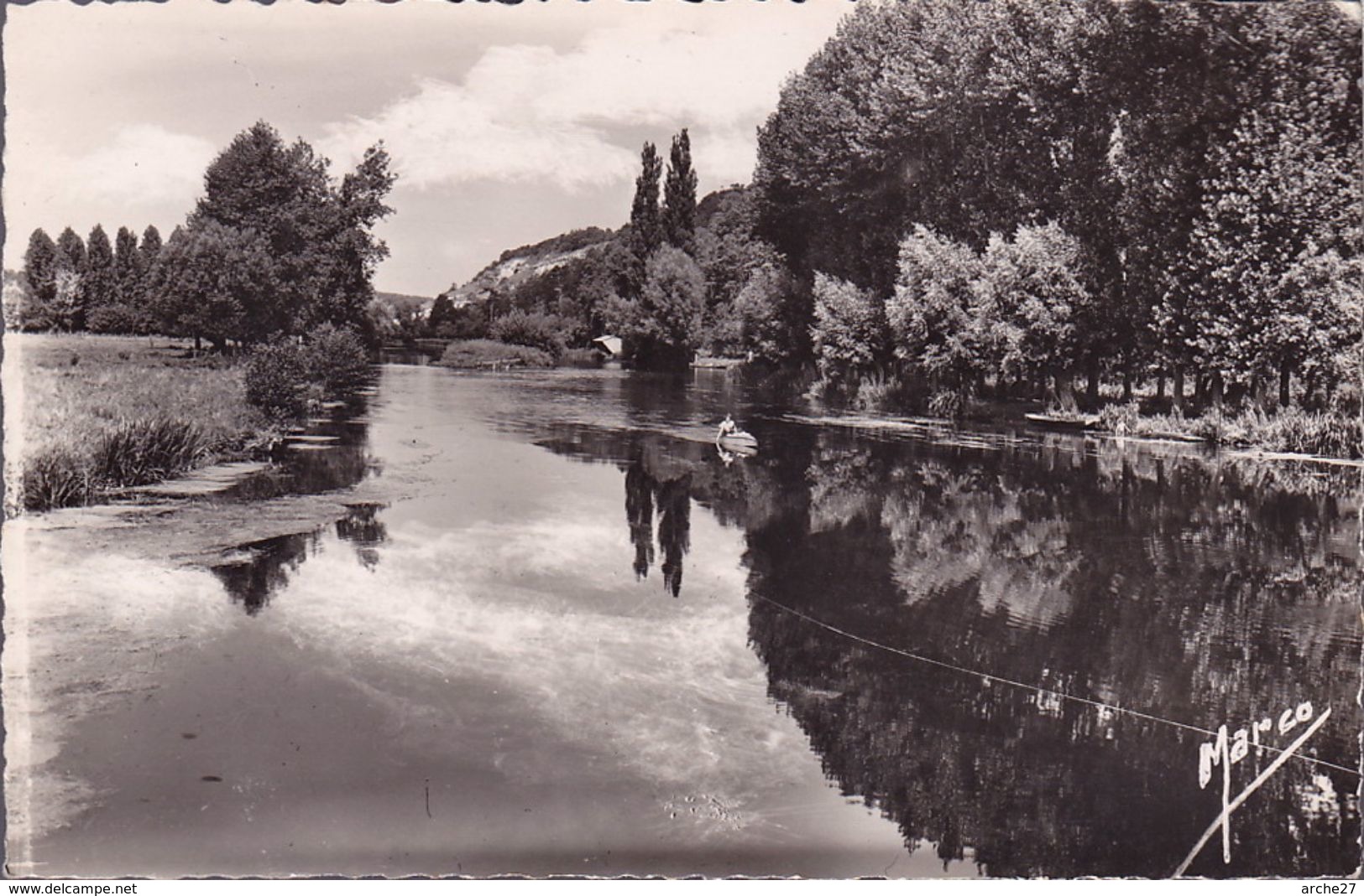 CPA - CPSM - 27 - ACQUIGNY - Bords De L'eure - Acquigny