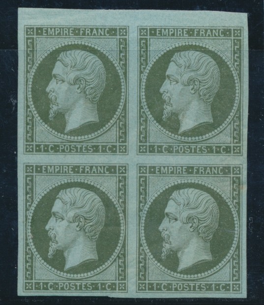 **/* N°11 - Bloc De 4 - BDF - 1 Ex **  - B/TB - 1853-1860 Napoléon III