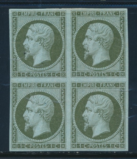 **/* N°11 - Bloc De 4 - Signé Calves - TB - 1853-1860 Napoléon III