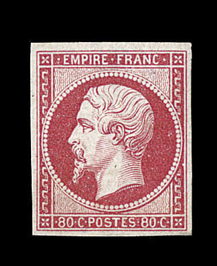 * N°17B - 50c Rose - Comme ** - TB - 1853-1860 Napoléon III