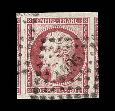 O N°17B - 2 Voisins - Grdes Marges - Pièce Luxe - Signé Calves - 1853-1860 Napoléon III