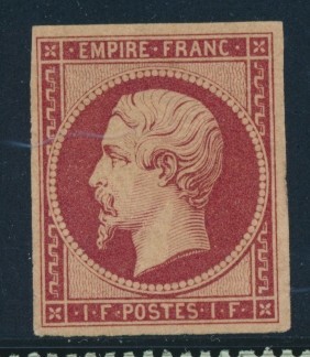 ** N°18d - 1F Carmin - Réimpression - TB - 1853-1860 Napoléon III
