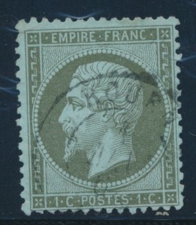 O N°19 - Obl. Càd - TB - 1862 Napoléon III