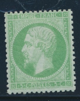 * N°20 - 5c Vert - TB - 1862 Napoléon III