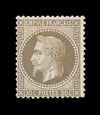 * N°30 - Signé Calves - TB - 1863-1870 Napoléon III Lauré