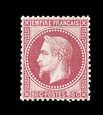 * N°32 - 80c Rose - TB Centrage - TB - 1863-1870 Napoléon III Lauré