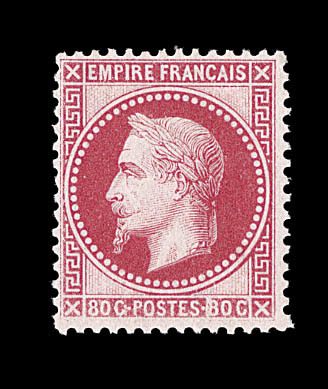 * N°32 - 80c Rose - Comme ** - TB - 1863-1870 Napoléon III Lauré