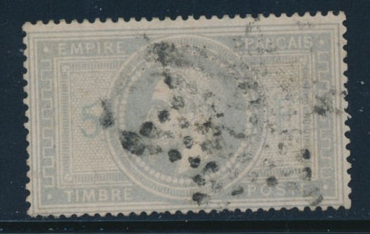O N°33 - Obl. Étoile 22 - Signé A. Brun - TB - 1863-1870 Napoléon III Lauré