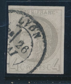 O N°41b - 3 Grandes Marges - TB - 1870 Emission De Bordeaux