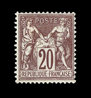 * N°67 - Nuance Foncée - TB - 1876-1878 Sage (Type I)