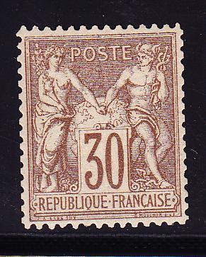 * N°69 - 30c Brun Clair - TB - 1876-1878 Sage (Type I)