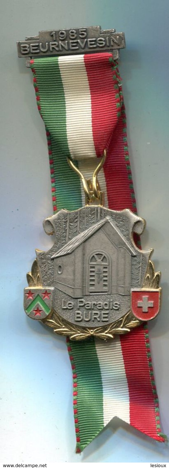 M415 MEDAILLE SUISSE 1985 BEURNEVESIN LE PARADIS BURE - Autres & Non Classés