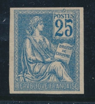 ** N°118a - 25c Bleu - ND - TB - 1900-02 Mouchon