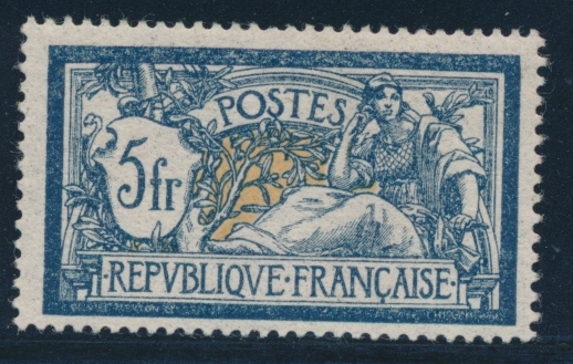 ** N°123 - Bleu Foncé - Bon Centrage - TB - 1900-27 Merson