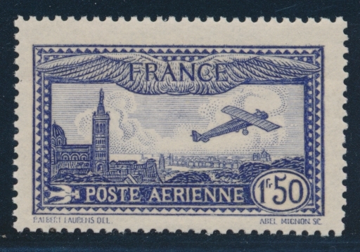 ** N°6a - 1F50 Outremer - TB - 1927-1959 Neufs