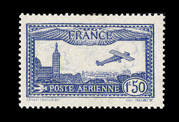 * N°6b - Outremer Vif - Signé A. Brun - TB - 1927-1959 Neufs