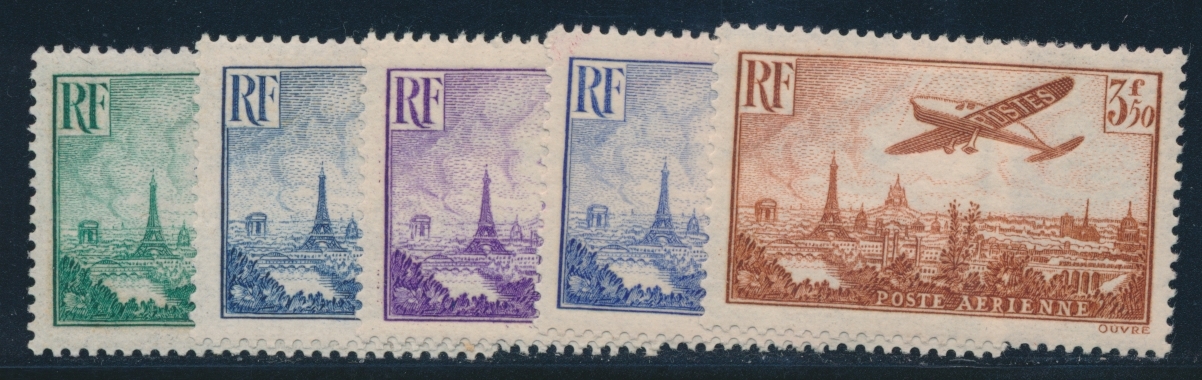 ** N°8/10, 12/13 - 5 Valeurs - TB - 1927-1959 Neufs