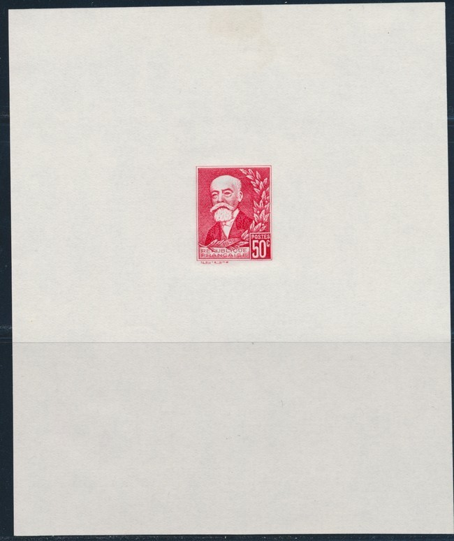 (*) N°292 - P. DOUMER - Epreuve Non Adapté 50c Rouge - Par AUBAGNE - S/Feuillet - TB - Neufs