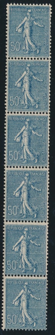 ** N°7 - 50c Semeuse - TF - TB - Roulettes