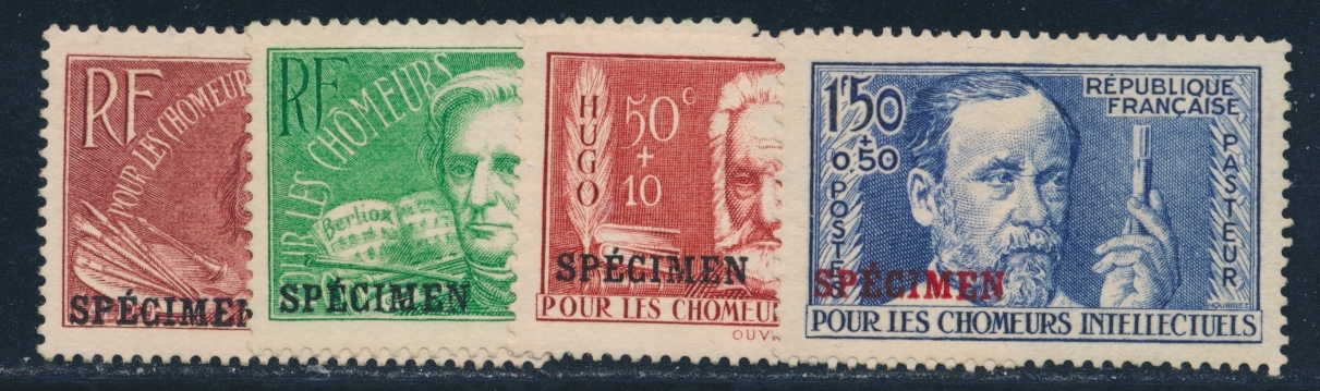 * N°32/35 - Série Chômeurs Intellectuels - TB - Specimen