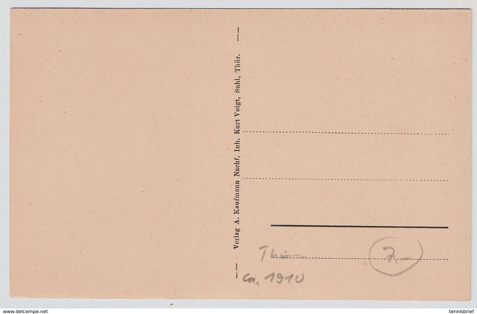 Ca. 1910, " Suhl "   , A108 - Suhl