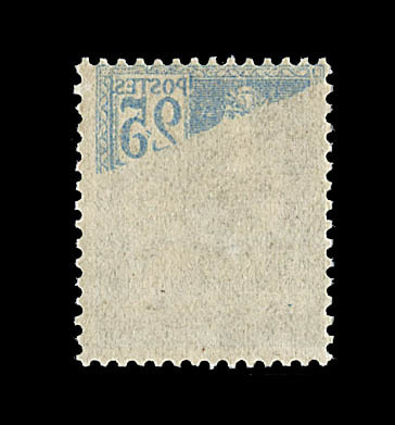 ** N°118 - 25c Bleu - Recto Verso Partiel - TB - Neufs