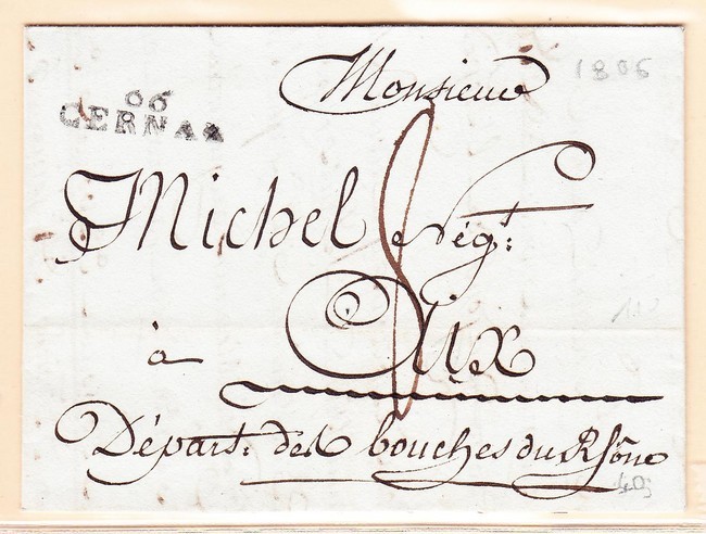 LAC 66 Cernay - 26x8 (1806) - Pli De Bitschwiller - Pr Aix - B/TB - Lettres & Documents