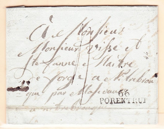 LAC 66 PORENTRUI - (1814) - TB - Lettres & Documents