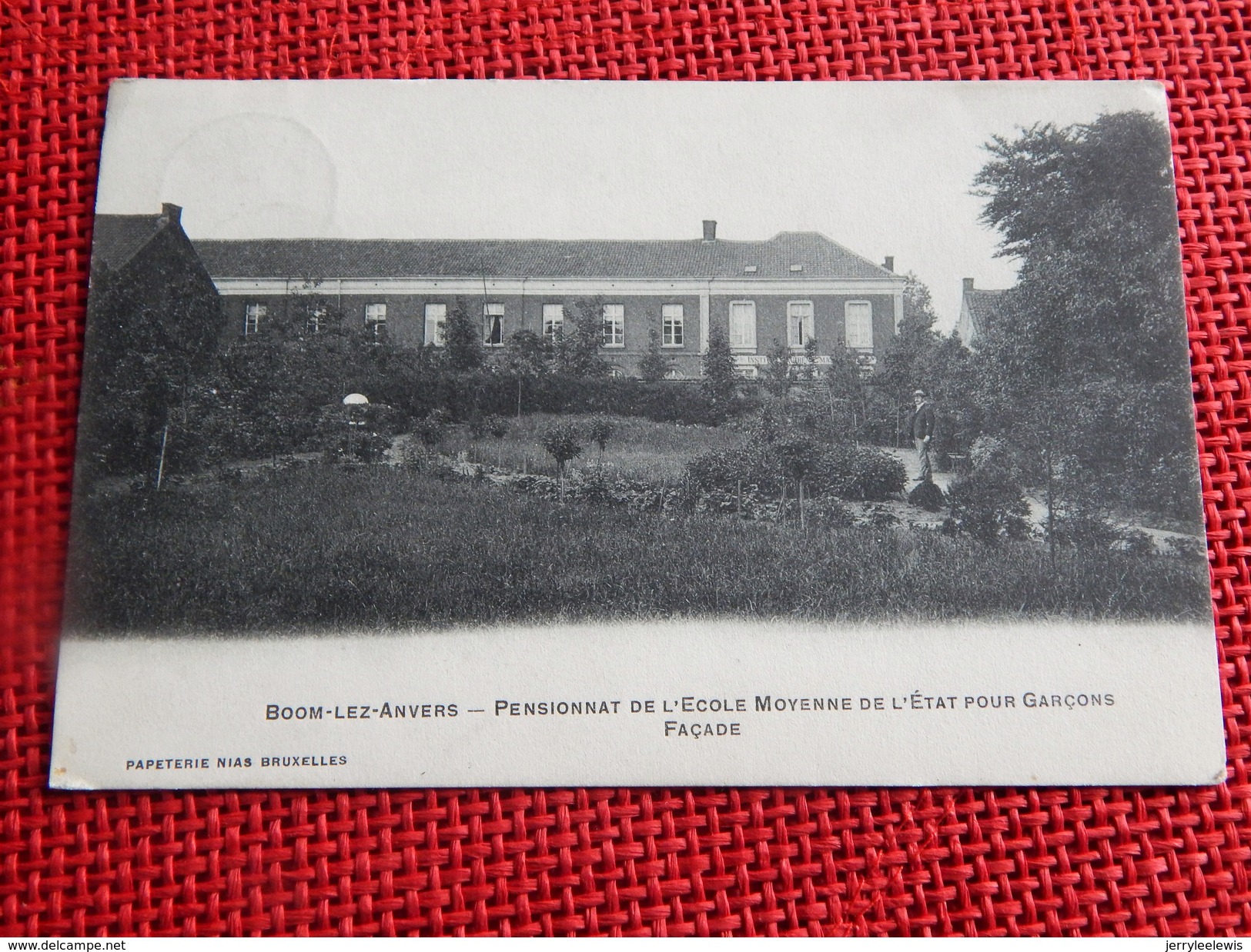 BOOM-LEZ-ANVERS - Pensionnat De L'Ecole Moyenne De L'etat Pour Garçons  - Façade   -  1908 - Boom